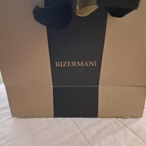 Bizermani earrings new, brown and yellow tones