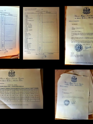 Historical Archive of Sevasmios Teacher with Rare Masonic Documents 1988-1991