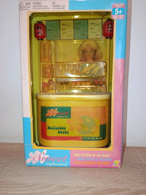 Σετ κούκλας Sweet Neigbourhood Delicious Sushi Goldlok 2001 σαν καινούργιο