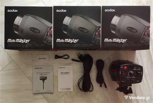  GODOX K-150A 150Ws Portable Mini Master Studio Flash K150A x 3