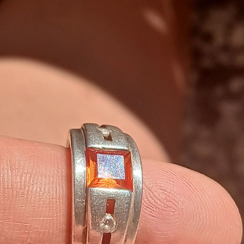 925 silver ring, 17mm