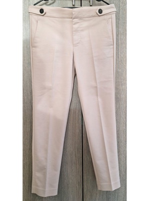 Mango fabric pants like new, beige, size S