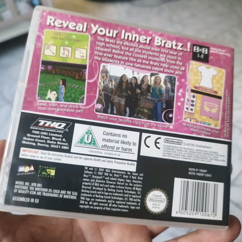 Bratz Nintendo DS game like new