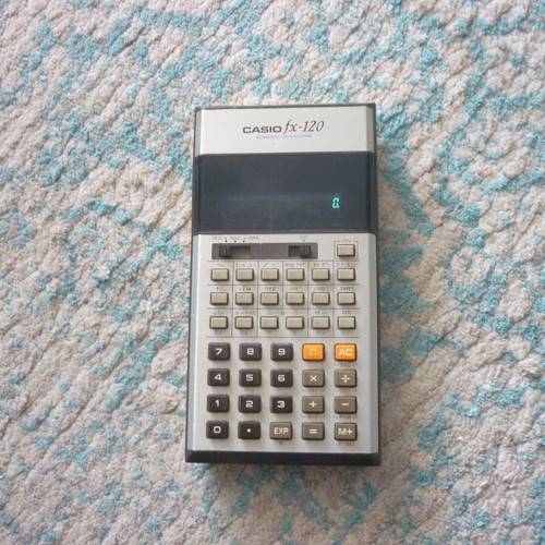 Casio fx-120 vintage scientific calculator