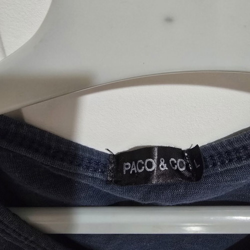 Paco & Co men's t-shirt large used, blue