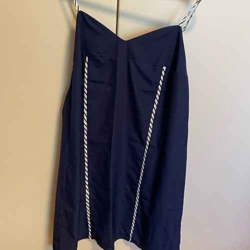 Satin nightgowns set of 3, size M, white and blue details
