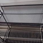 Tabletop organizer stand, 2-tier wire surface