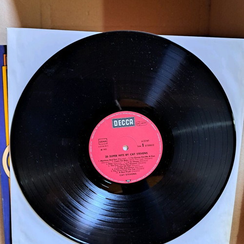 Cat Stevens 20 Super Hits vinyl LP used, rock