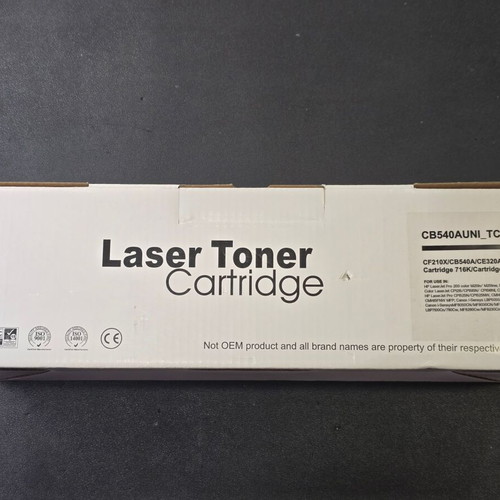 Compatible Black Toner CF210X CB540A CE320A Canon 716K 731HK new sealed