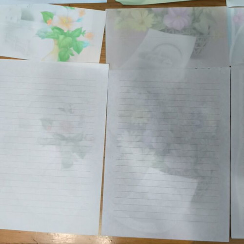 Letter sets used, pack of ten