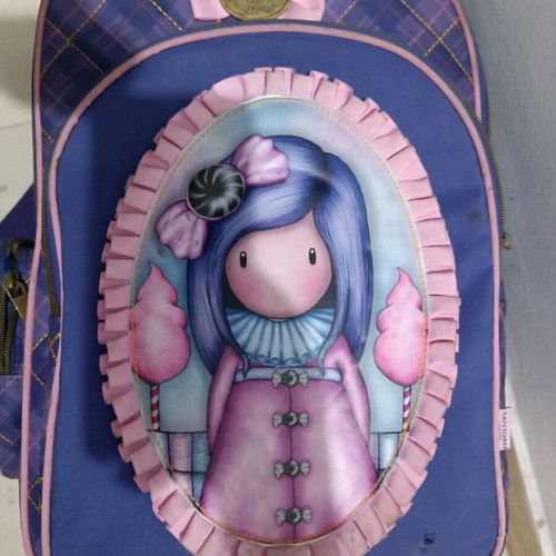 Santoro Gorjuss Primary School Bag used with wheels and gift pencil case