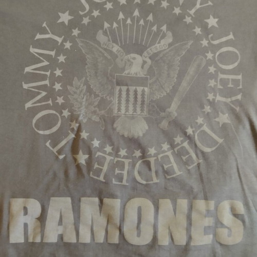 Ramones T Shirt Anvil gray XL like new