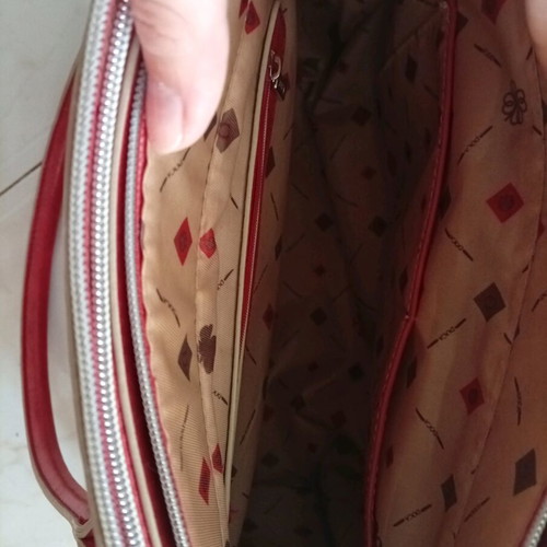 Doca handbag large size red like new