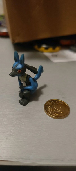 Original Pokemon Figures Lucario Riolu Zukan Nintendo 2008 misclot52