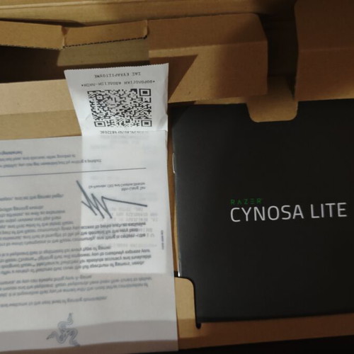 Razer Cynosa Lite keyboard like new with box and receipt