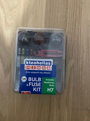Bulb Fuse kit new from kteo hellas