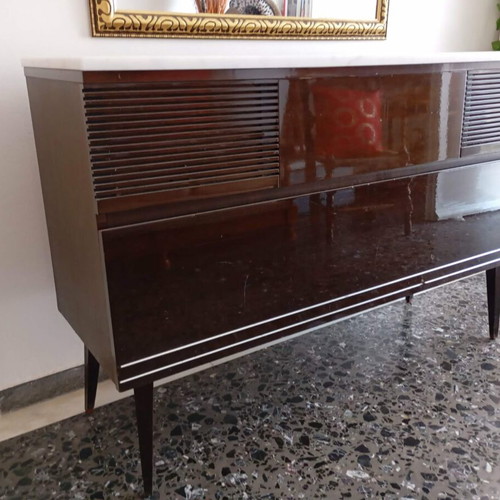 Grundig Automatic 36 vintage record player cabinet