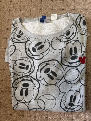 Sweatshirt without hood used, size XL