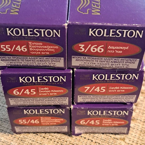 Koleston Hair Dyes new, set of 6