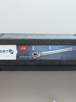 Δυναμόκλειδο Hogert Technik HT1W701 καινούργιο 1/4" 5-25 Nm