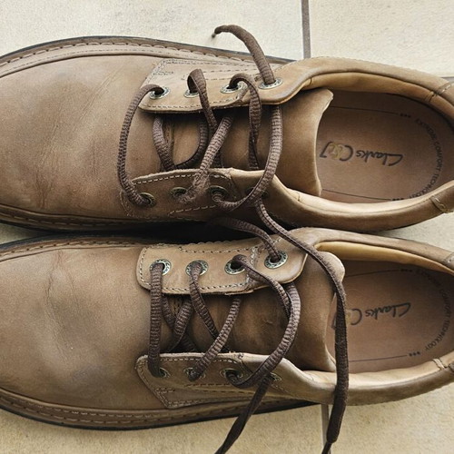 Clarks Nature Three Sneakers Beige Size 46 Like New