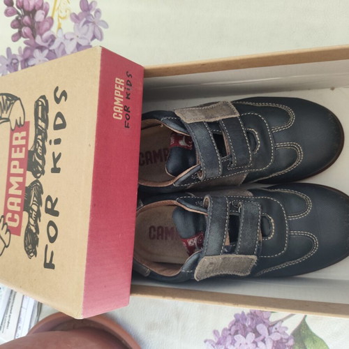 Camber kids shoes size 29 like new, blue and brown casual