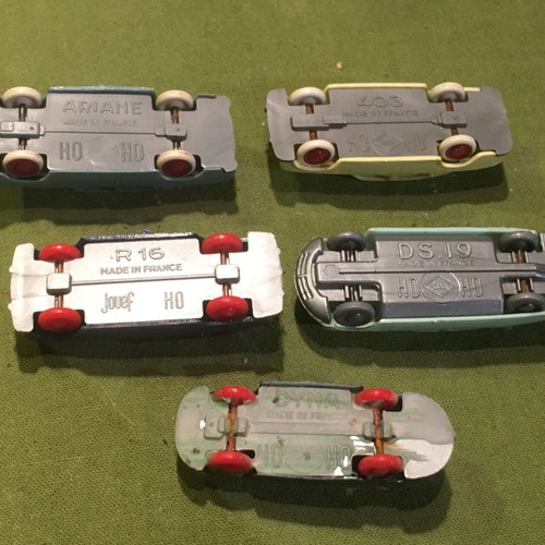 Jouef vintage HO 1/87 scale models used, set of 5