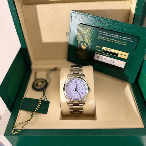 Rolex Oyster Perpetual Lavender 36mm new men's watch pink