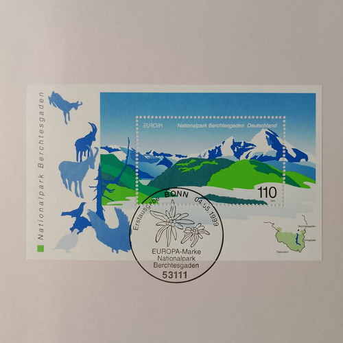 Germany 1999 stamp with Bonn first day cover cancellation