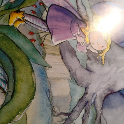Children's book with beautiful illustrations and colors