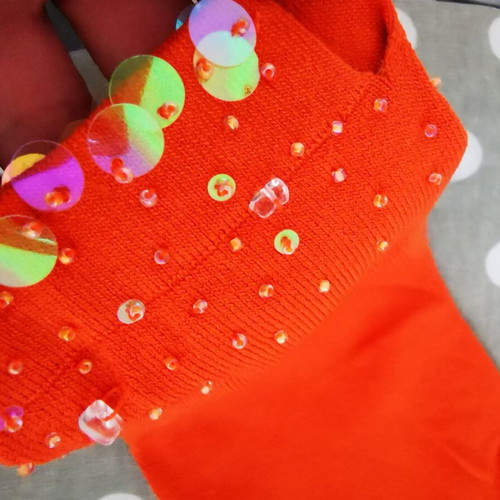 julia Bergovich orange short jacket