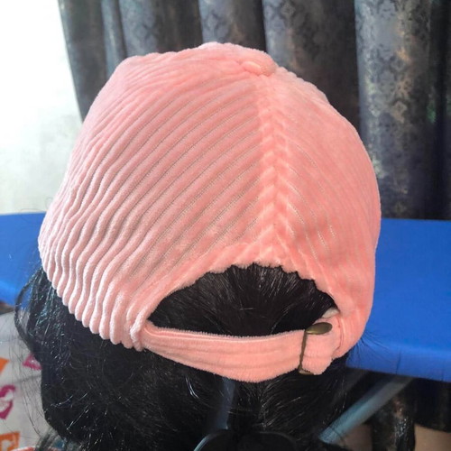 Pink hat like new, sizes M and L, 57 cm