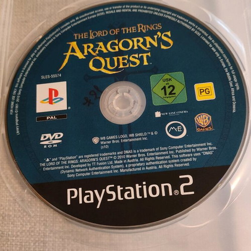THE LORD OF THE RINGS ARAGORN'S QUEST PS2