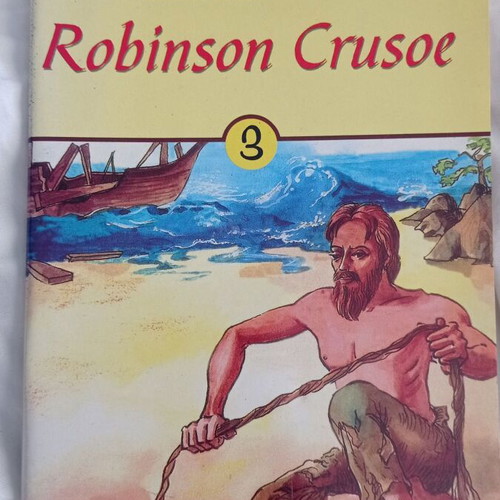 Robinson Crusoe English Learning Book like new