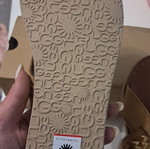 Ugg Lexia leather slippers, size 40, brown