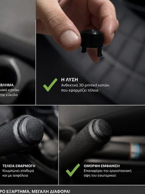 Καπάκι χειρόφρενου για Mitsubishi Colt CZ3 καινούργιο 3D printed αντικατάσταση