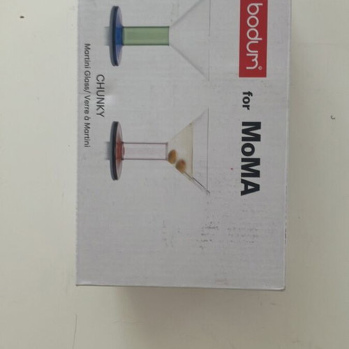 Bodum for MoMA Martini Glasses new