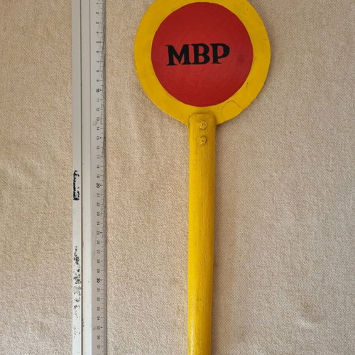 Retro Soc Police Baton MVR used, wooden with paint