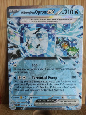 Pokemon Wellspring Mask Ogerpon ex (TWM 064) new