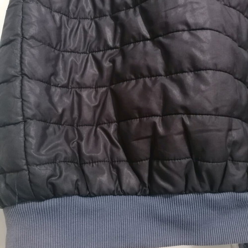Calvin Klein sleeveless jacket used, blue, size XL with fabric hood