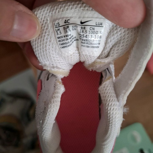 Nike shoes size 19.5 like new for girls