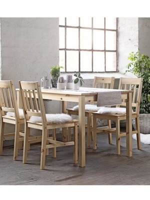 Jysk dining set with table and 4 chairs
