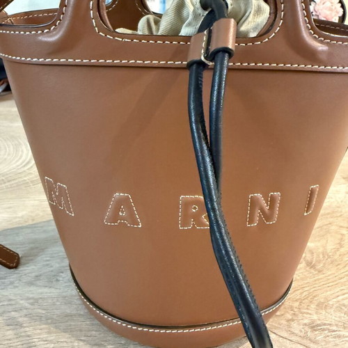 Marni Bucket Bag like New Crossbody Brown