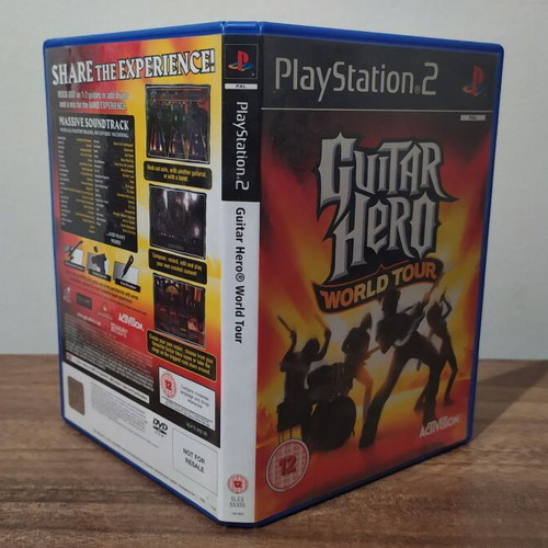Guitar Hero World Tour PS2 case like new with manual without CD