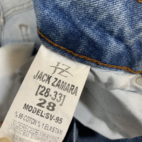 Jack Zamara women's slim straight blue jeans size 28