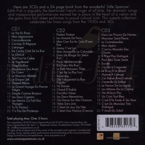 Edith Piaf The Essential Collection CD new, luxury metal case