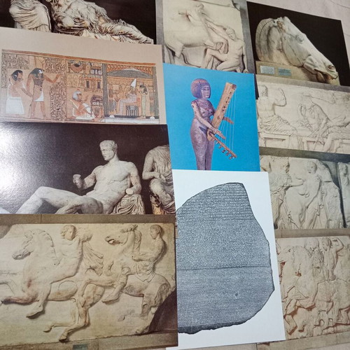 British Museum postcards like new, set of 11, 1979 edition