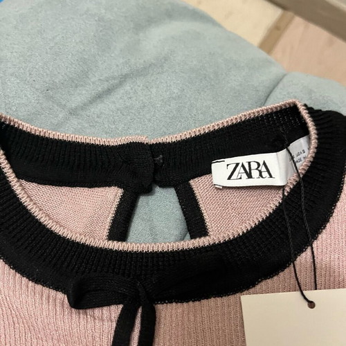 Zara blouse pink new