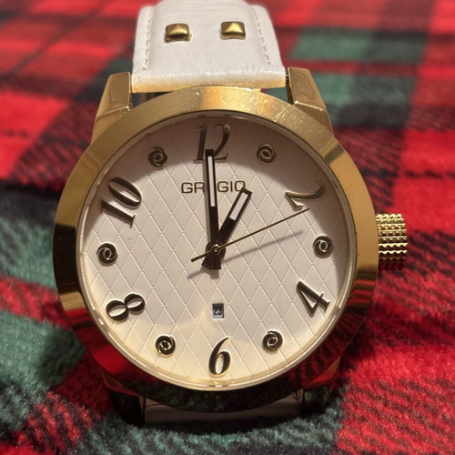 Gregio women's watch white and gold like new