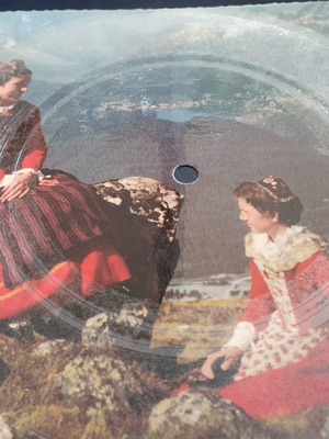 Phonoscope vintage μουσική κάρτα 45RPM 1959 μεταχειρισμένη, Ελβετικές Άλπεις